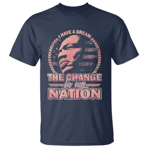 Martin Luther King T Shirt Retro Black History Month Civil Rights TS10 Navy Print Your Wear