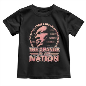 Martin Luther King Toddler T Shirt Retro Black History Month Civil Rights TS10 Black Print Your Wear