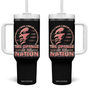 Martin Luther King Tumbler With Handle Retro Black History Month Civil Rights TS10 One Size: 40 oz Black Print Your Wear