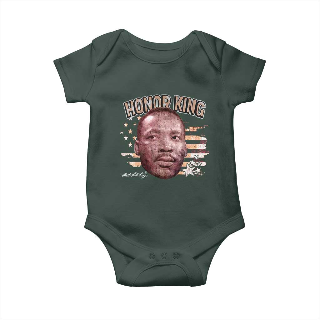 Martin Luther King Jr. Baby Onesie MLK Day Black History Month American Flag TS10 Print Your Wear