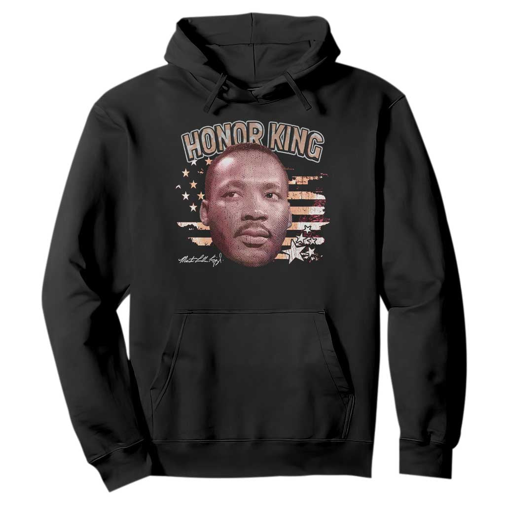 Martin Luther King Jr. Hoodie MLK Day Black History Month American Flag TS10 Black Print Your Wear
