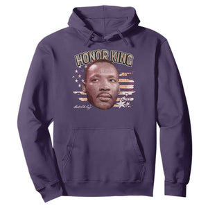 Martin Luther King Jr. Hoodie MLK Day Black History Month American Flag TS10 Purple Print Your Wear