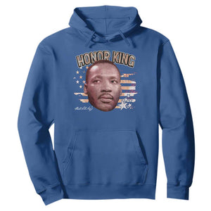 Martin Luther King Jr. Hoodie MLK Day Black History Month American Flag TS10 Royal Blue Print Your Wear