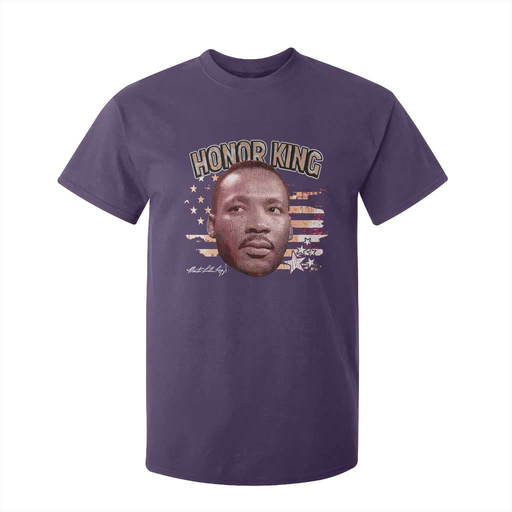 Martin Luther King Jr. T Shirt For Kid MLK Day Black History Month American Flag TS10 Purple Print Your Wear