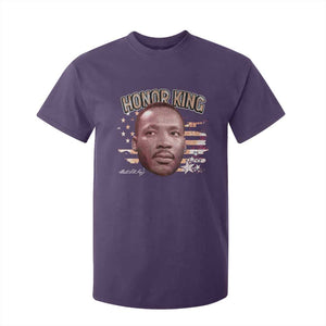 Martin Luther King Jr. T Shirt For Kid MLK Day Black History Month American Flag TS10 Purple Print Your Wear