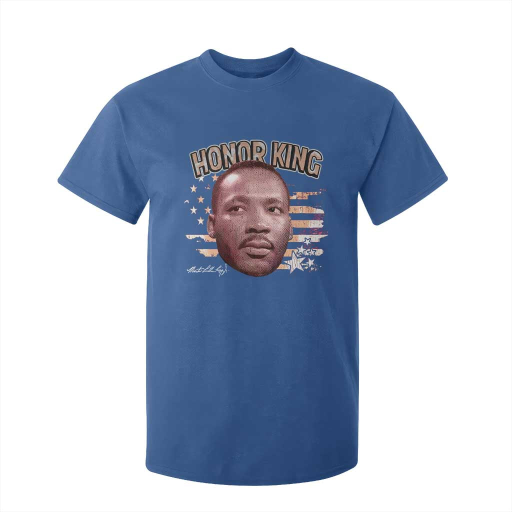 Martin Luther King Jr. T Shirt For Kid MLK Day Black History Month American Flag TS10 Royal Blue Print Your Wear