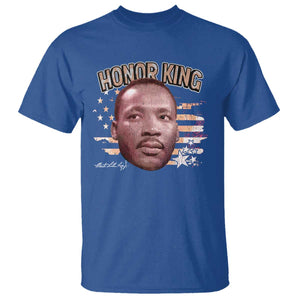 Martin Luther King Jr. T Shirt MLK Day Black History Month American Flag TS10 Royal Blue Print Your Wear