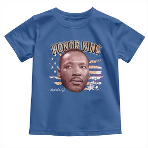 Martin Luther King Jr. Toddler T Shirt MLK Day Black History Month American Flag TS10 Royal Blue Print Your Wear