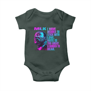 Martin Luther King Jr. Baby Onesie I Have Decided To Stick With Love MLK Day TS10 Print Your Wear