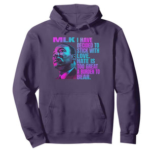 Martin Luther King Jr. Hoodie I Have Decided To Stick With Love MLK Day TS10 Purple Print Your Wear