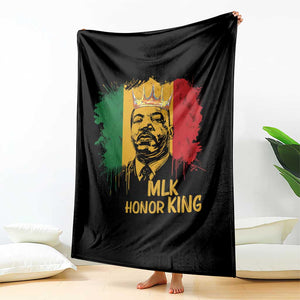 MLK Throw Blanket Honor King Civil Rights Leader Black History Month TS10 Print Your Wear