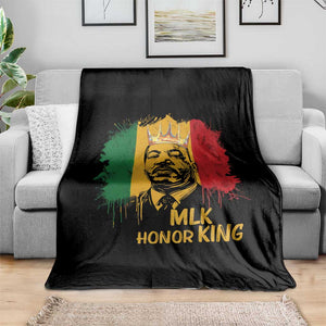 MLK Throw Blanket Honor King Civil Rights Leader Black History Month TS10 Print Your Wear