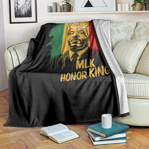 MLK Throw Blanket Honor King Civil Rights Leader Black History Month TS10 Print Your Wear