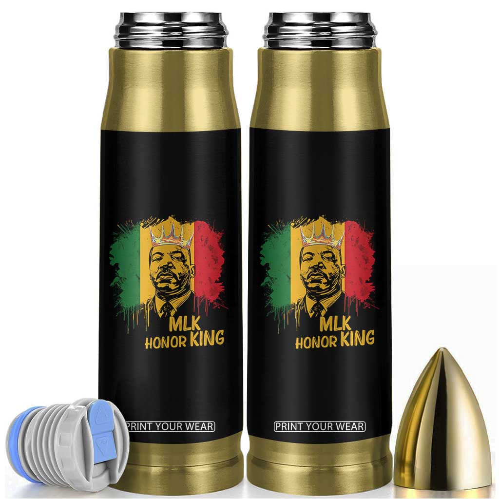 MLK Bullet Tumbler Honor King Civil Rights Leader Black History Month TS10 Black Print Your Wear