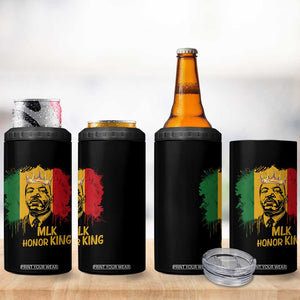 MLK 4 in 1 Can Cooler Tumbler Honor King Civil Rights Leader Black History Month TS10 Print Your Wear