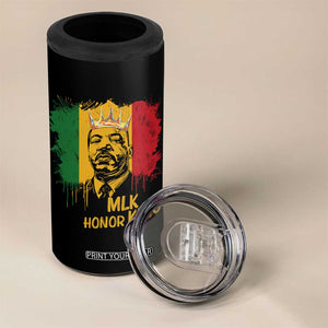 MLK 4 in 1 Can Cooler Tumbler Honor King Civil Rights Leader Black History Month TS10 Print Your Wear
