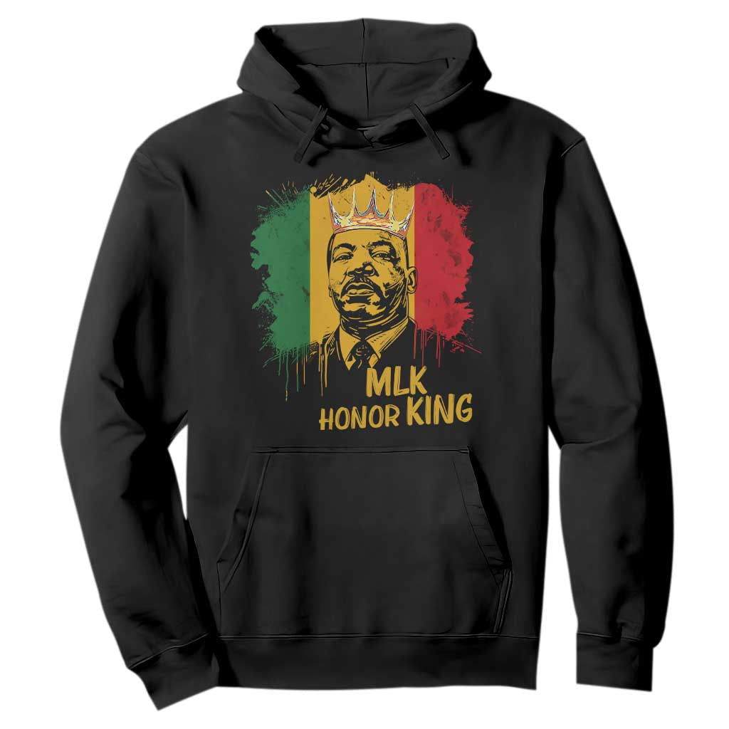 MLK Hoodie Honor King Civil Rights Leader Black History Month TS10 Black Print Your Wear