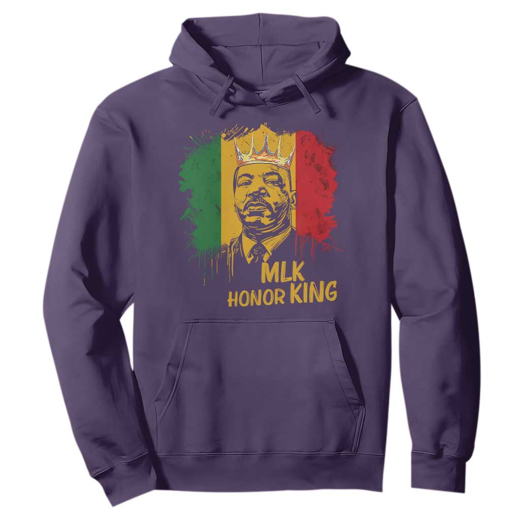 MLK Hoodie Honor King Civil Rights Leader Black History Month TS10 Purple Print Your Wear