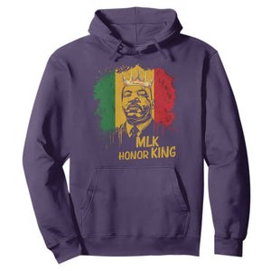 MLK Hoodie Honor King Civil Rights Leader Black History Month TS10 Purple Print Your Wear