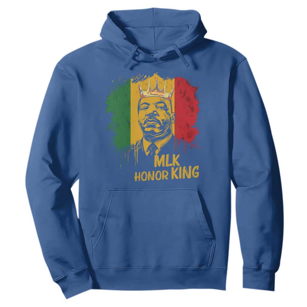 MLK Hoodie Honor King Civil Rights Leader Black History Month TS10 Royal Blue Print Your Wear