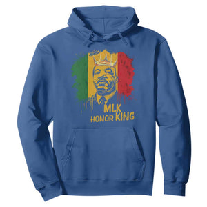 MLK Hoodie Honor King Civil Rights Leader Black History Month TS10 Royal Blue Print Your Wear