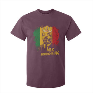 MLK T Shirt For Kid Honor King Civil Rights Leader Black History Month TS10 Maroon Print Your Wear