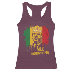 MLK Racerback Tank Top Honor King Civil Rights Leader Black History Month TS10 Maroon Print Your Wear