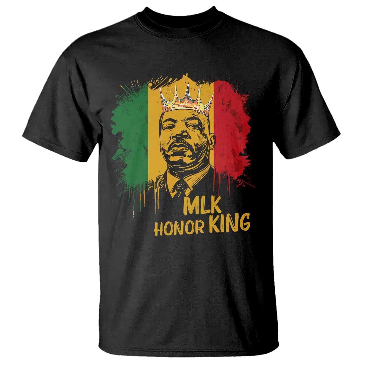 MLK T Shirt Honor King Civil Rights Leader Black History Month TS10 Black Print Your Wear