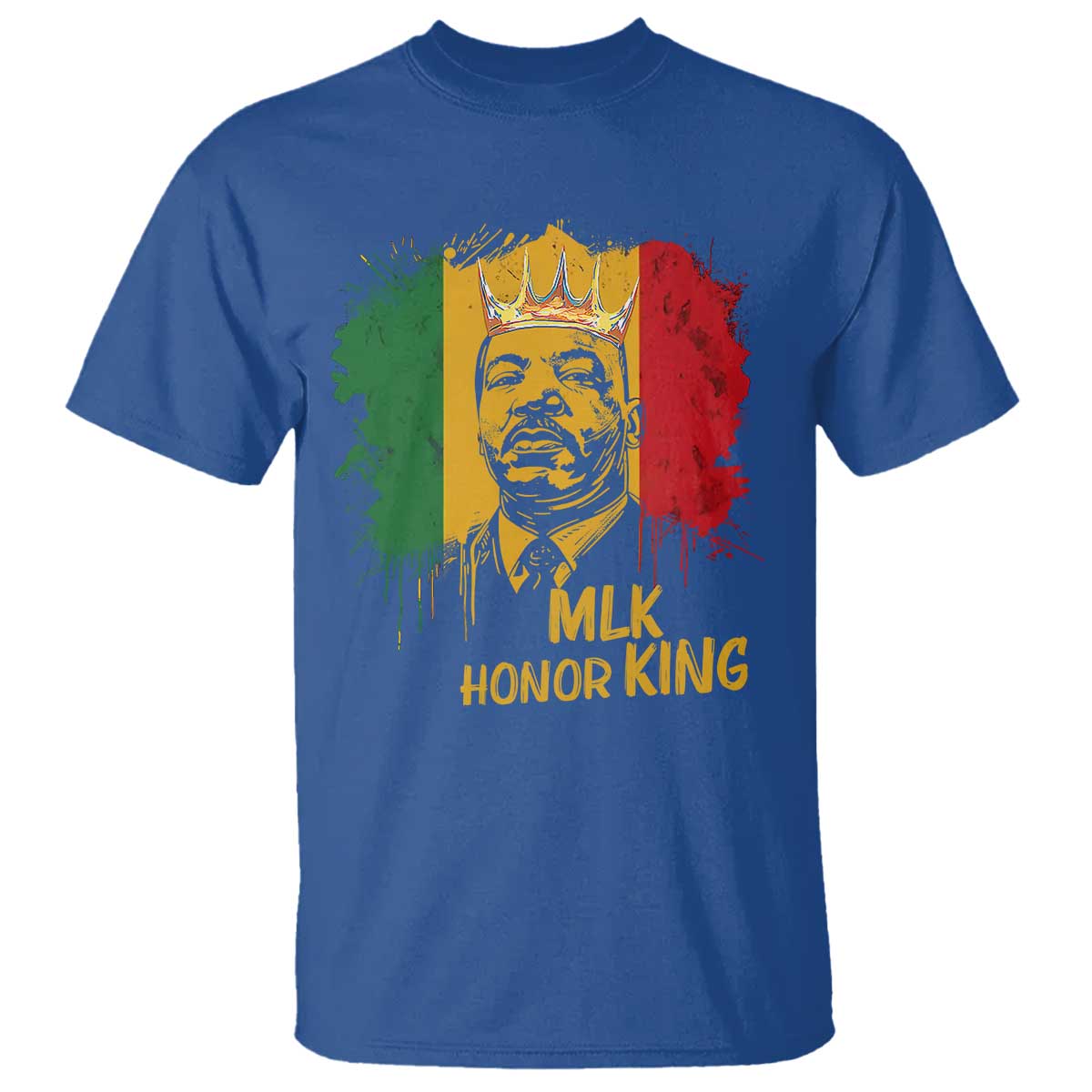MLK T Shirt Honor King Civil Rights Leader Black History Month TS10 Royal Blue Print Your Wear