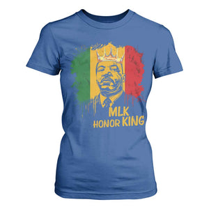 MLK T Shirt For Women Honor King Civil Rights Leader Black History Month TS10 Royal Blue Print Your Wear
