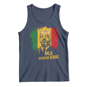 MLK Tank Top Honor King Civil Rights Leader Black History Month TS10 Navy Print Your Wear