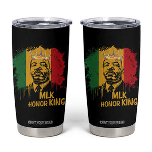 MLK Tumbler Cup Honor King Civil Rights Leader Black History Month TS10 Black Print Your Wear
