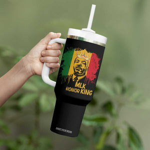 MLK Tumbler With Handle Honor King Civil Rights Leader Black History Month TS10 Print Your Wear