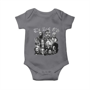 Civil Rights Legends Baby Onesie The Real Gs Juneteenth Black History Month TS10 Charcoal Print Your Wear