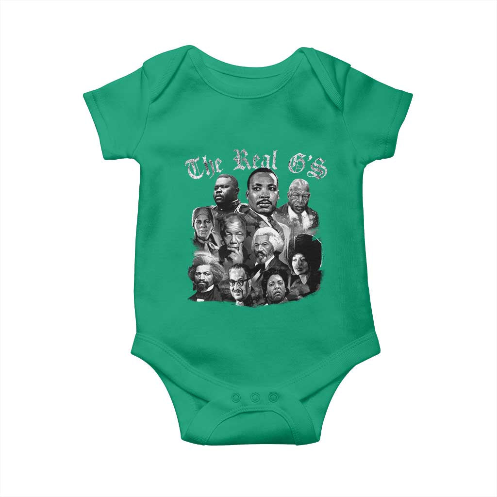 Civil Rights Legends Baby Onesie The Real Gs Juneteenth Black History Month TS10 Irish Green Print Your Wear