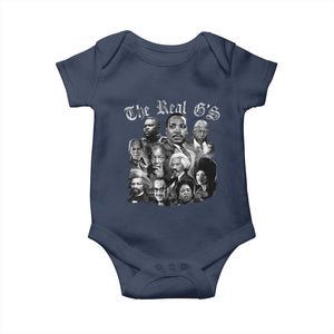 Civil Rights Legends Baby Onesie The Real Gs Juneteenth Black History Month TS10 Navy Print Your Wear