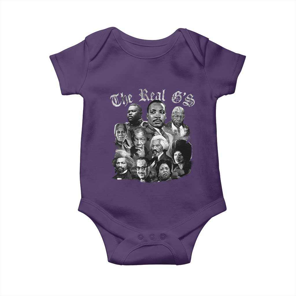 Civil Rights Legends Baby Onesie The Real Gs Juneteenth Black History Month TS10 Purple Print Your Wear
