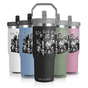 Civil Rights Legends Flip Straw Tumbler The Real Gs Juneteenth Black History Month TS10 Print Your Wear