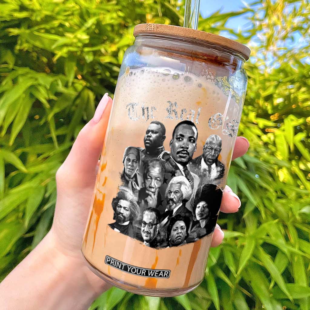 Civil Rights Legends Glass Can The Real Gs Juneteenth Black History Month TS10 Black Print Your Wear