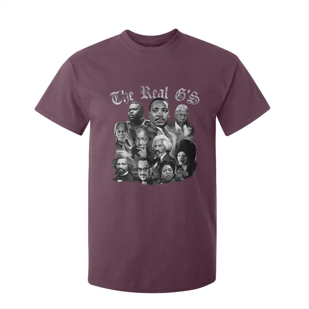 Civil Rights Legends T Shirt For Kid The Real Gs Juneteenth Black History Month TS10 Maroon Print Your Wear