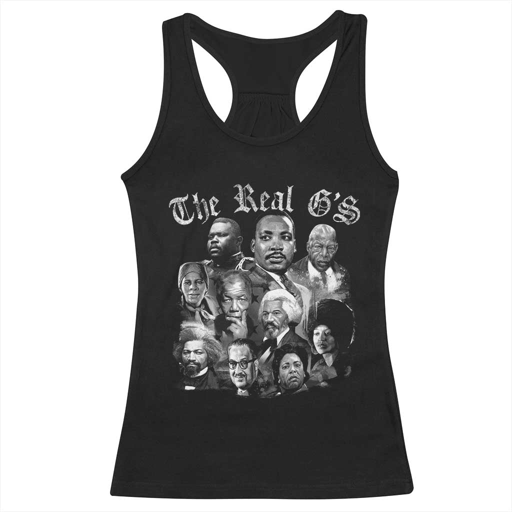 Civil Rights Legends Racerback Tank Top The Real Gs Juneteenth Black History Month TS10 Black Print Your Wear