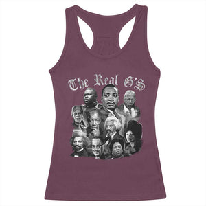 Civil Rights Legends Racerback Tank Top The Real Gs Juneteenth Black History Month TS10 Maroon Print Your Wear