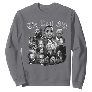 Civil Rights Legends Sweatshirt The Real Gs Juneteenth Black History Month TS10 Charcoal Print Your Wear