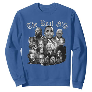 Civil Rights Legends Sweatshirt The Real Gs Juneteenth Black History Month TS10 Royal Blue Print Your Wear