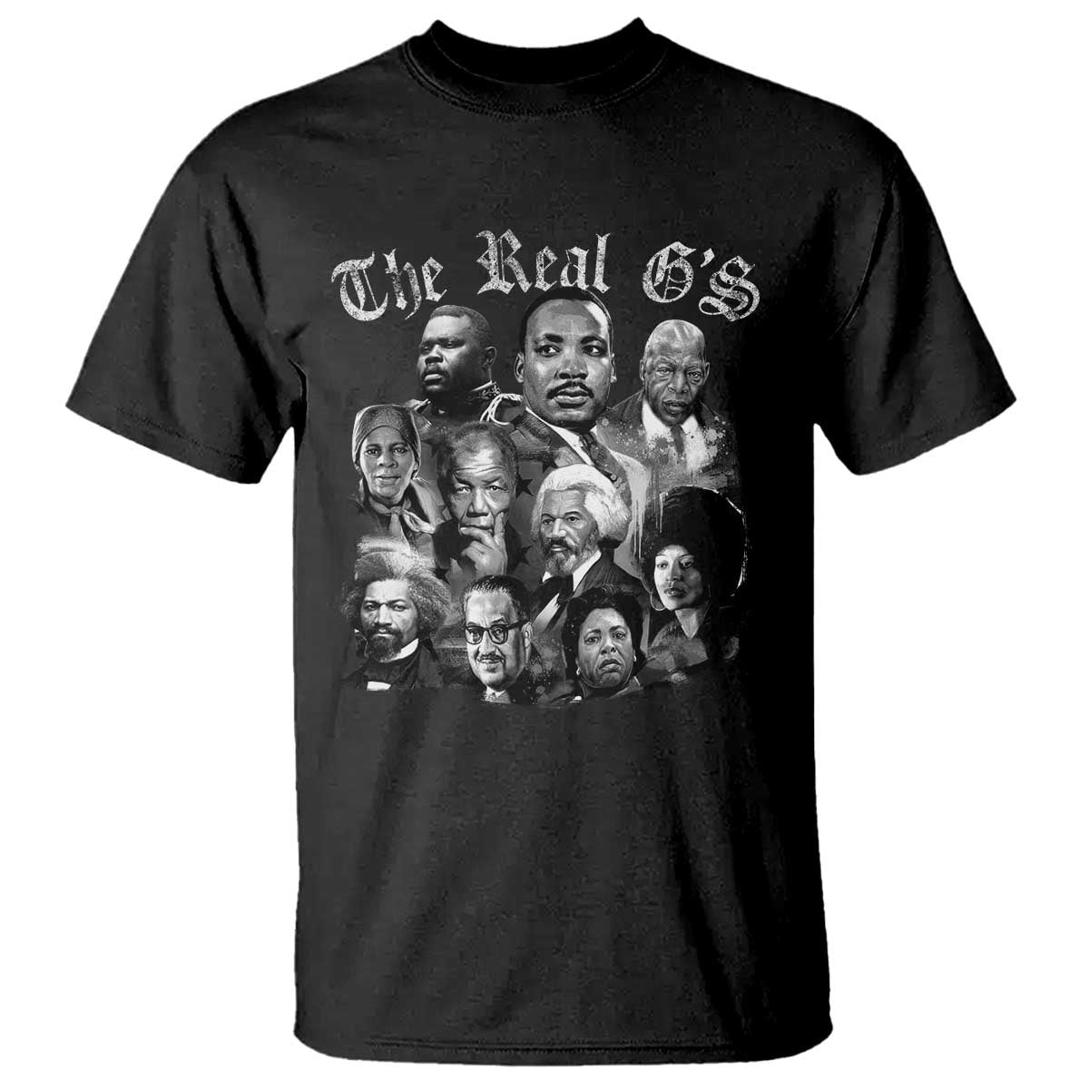 Civil Rights Legends T Shirt The Real G’s Juneteenth Black History Month - Print Your Wear