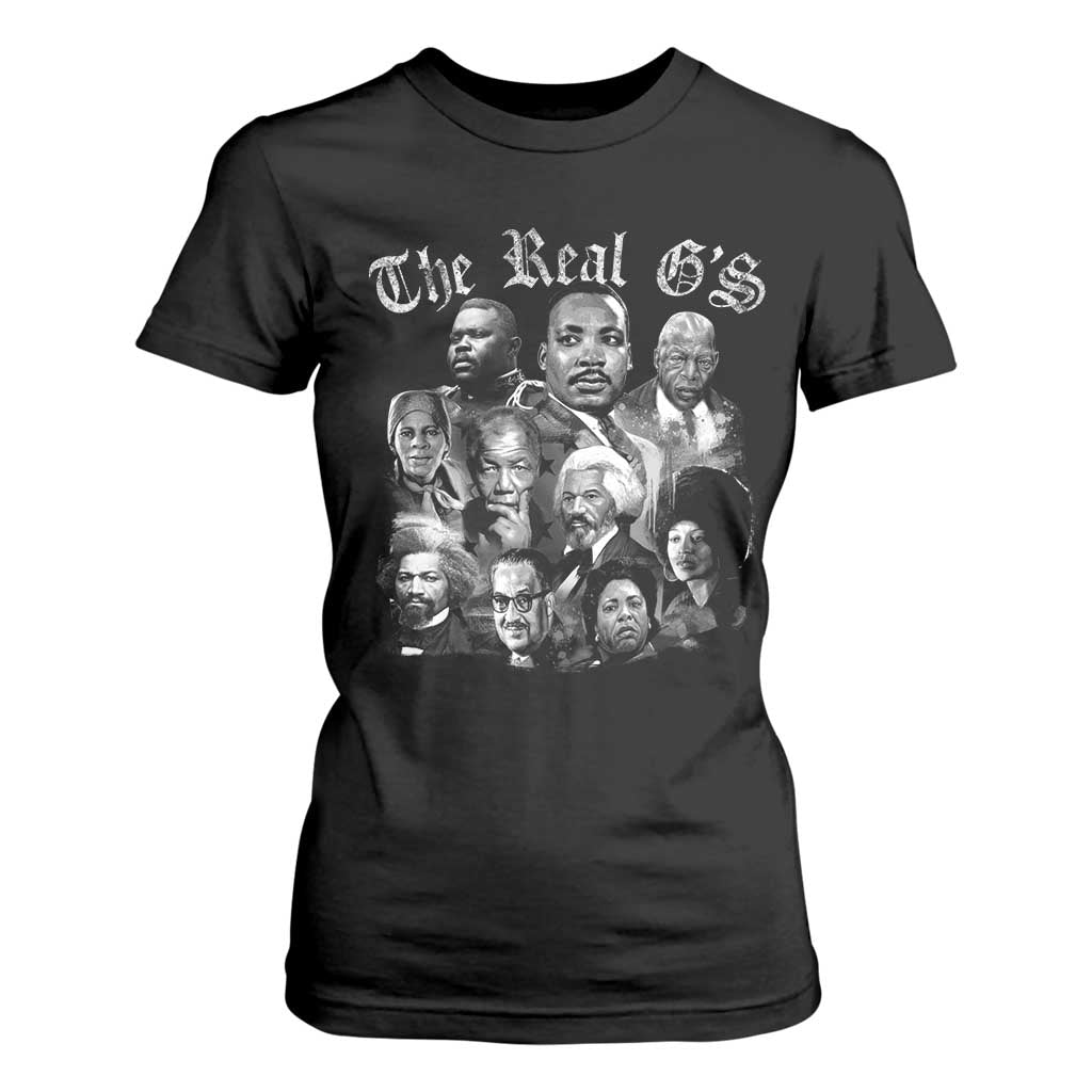 Civil Rights Legends T Shirt For Women The Real Gs Juneteenth Black History Month TS10 Black Print Your Wear