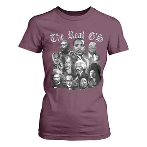 Civil Rights Legends T Shirt For Women The Real Gs Juneteenth Black History Month TS10 Maroon Print Your Wear