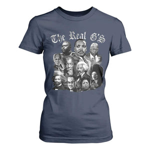 Civil Rights Legends T Shirt For Women The Real Gs Juneteenth Black History Month TS10 Navy Print Your Wear