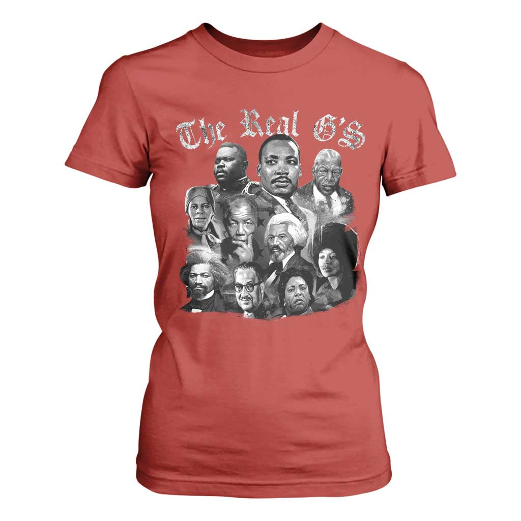 Civil Rights Legends T Shirt For Women The Real Gs Juneteenth Black History Month TS10 Red Print Your Wear