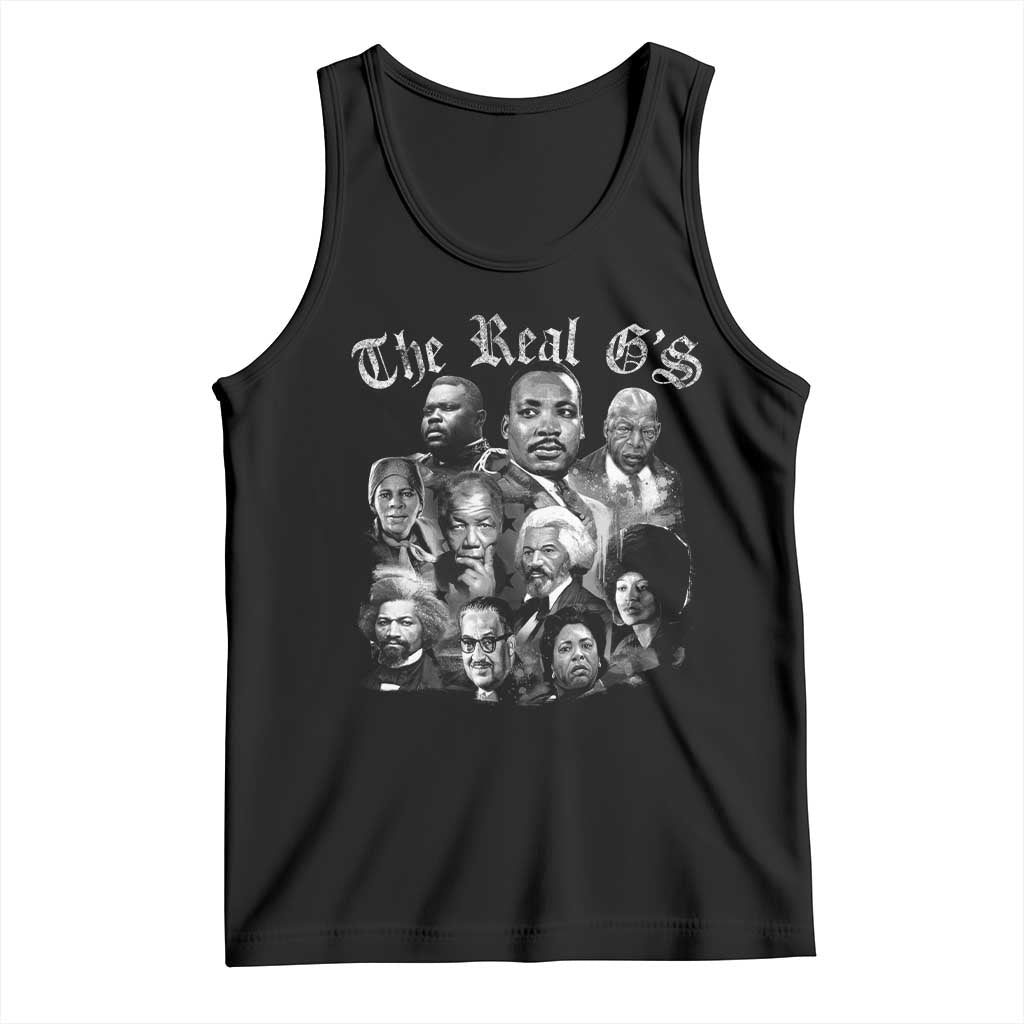 Civil Rights Legends Tank Top The Real Gs Juneteenth Black History Month TS10 Black Print Your Wear